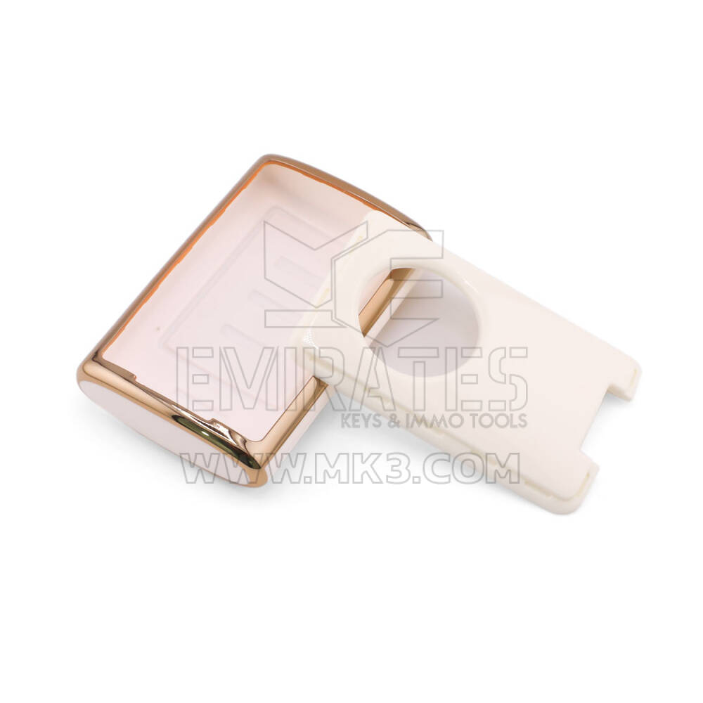 New Aftermarket Nano High Quality Cover For Cadillac Remote Key 6 Button White Color CDLC-C11J6 | Emirates Keys