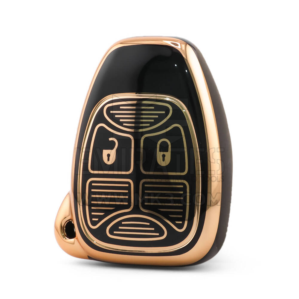 Capa Nano de Alta Qualidade para Chave Remota Chrysler 2 Botões Cor Preta CRSL-A11J2