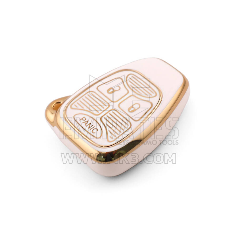 Nova capa de reposição Nano de alta qualidade para chave remota Chrysler 3 botões cor branca CRSL-A11J3A | Chaves Emirates