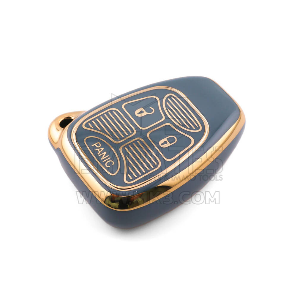 Nova capa de reposição Nano de alta qualidade para chave remota Chrysler 3 botões cor cinza CRSL-A11J3A | Chaves Emirates