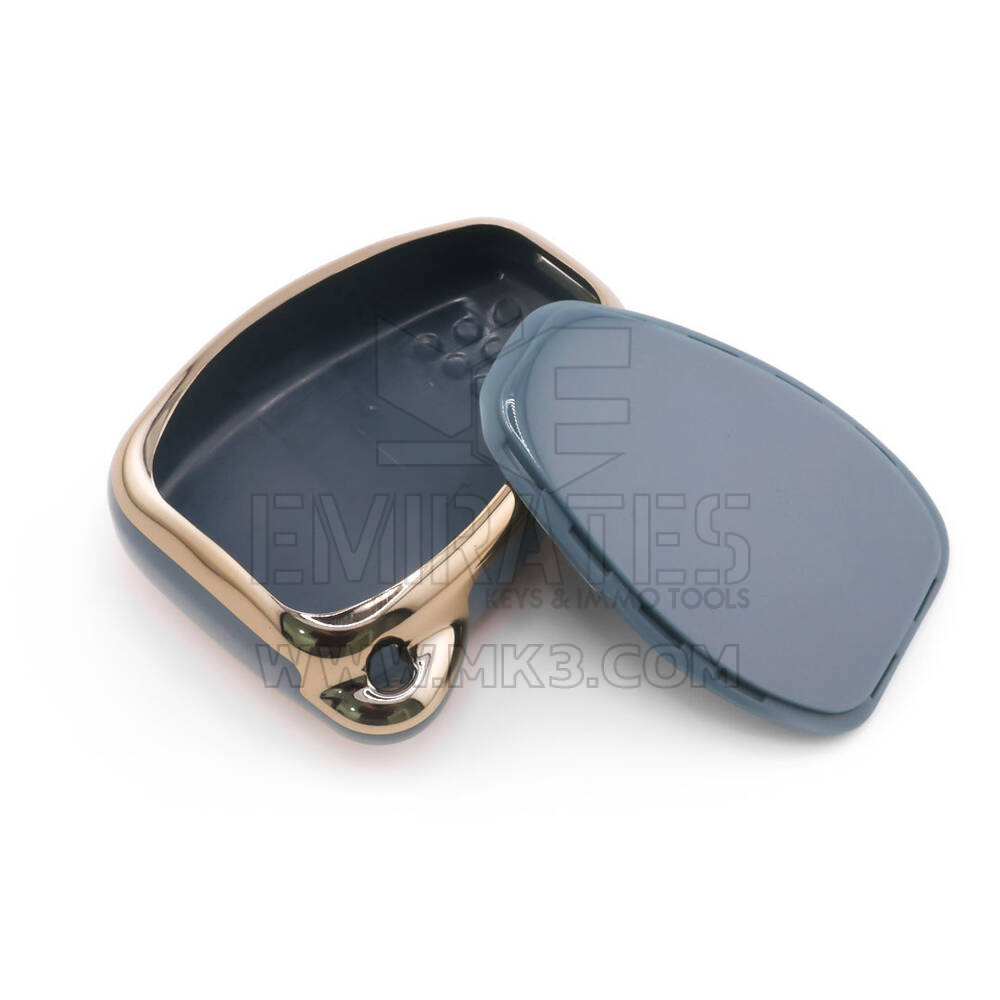 New Aftermarket Nano High Quality Cover For Chrysler Remote Key 3 Button Gray Color CRSL-A11J3B | Emirates Keys