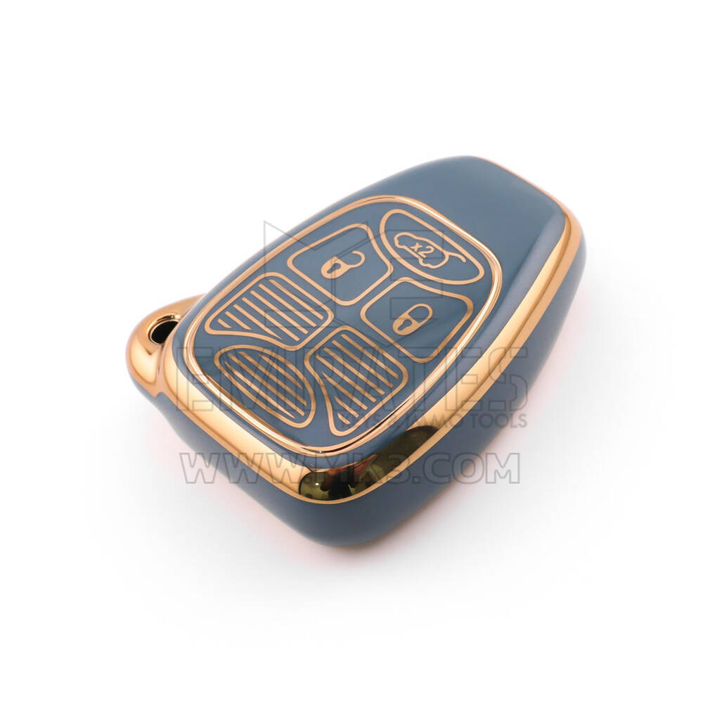 Nova capa de reposição Nano de alta qualidade para chave remota Chrysler 3 botões cor cinza CRSL-A11J3B | Chaves Emirates