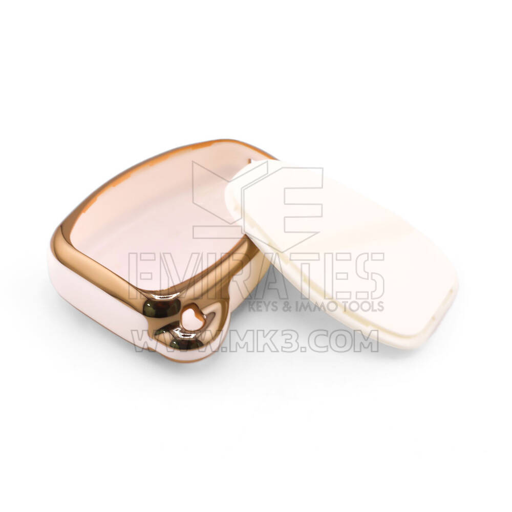 New Aftermarket Nano High Quality Cover For Chrysler Remote Key 4 Button White Color CRSL-A11J4 | Emirates Keys