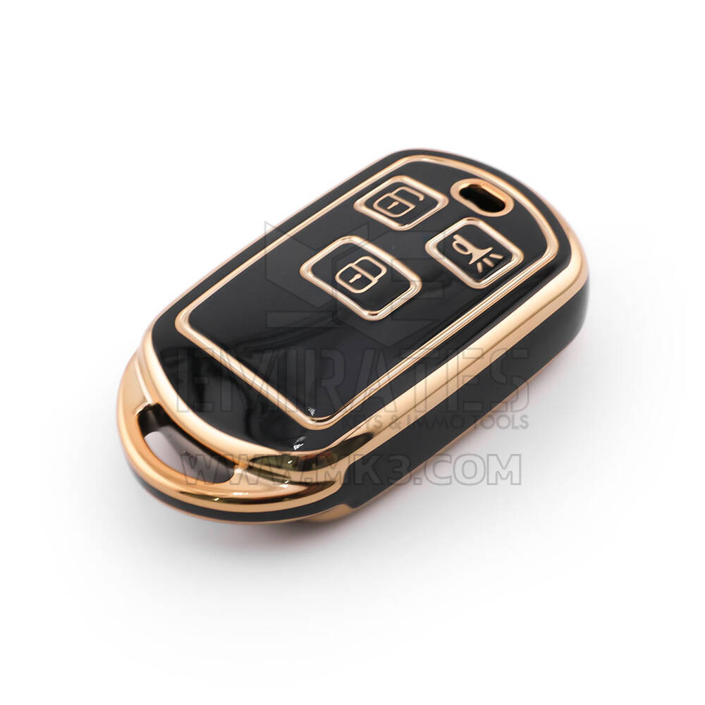 Nouvelle coque Nano de rechange de haute qualité pour clé télécommande Kia à 3 boutons, couleur noire KIA-R11J | Emirates Keys