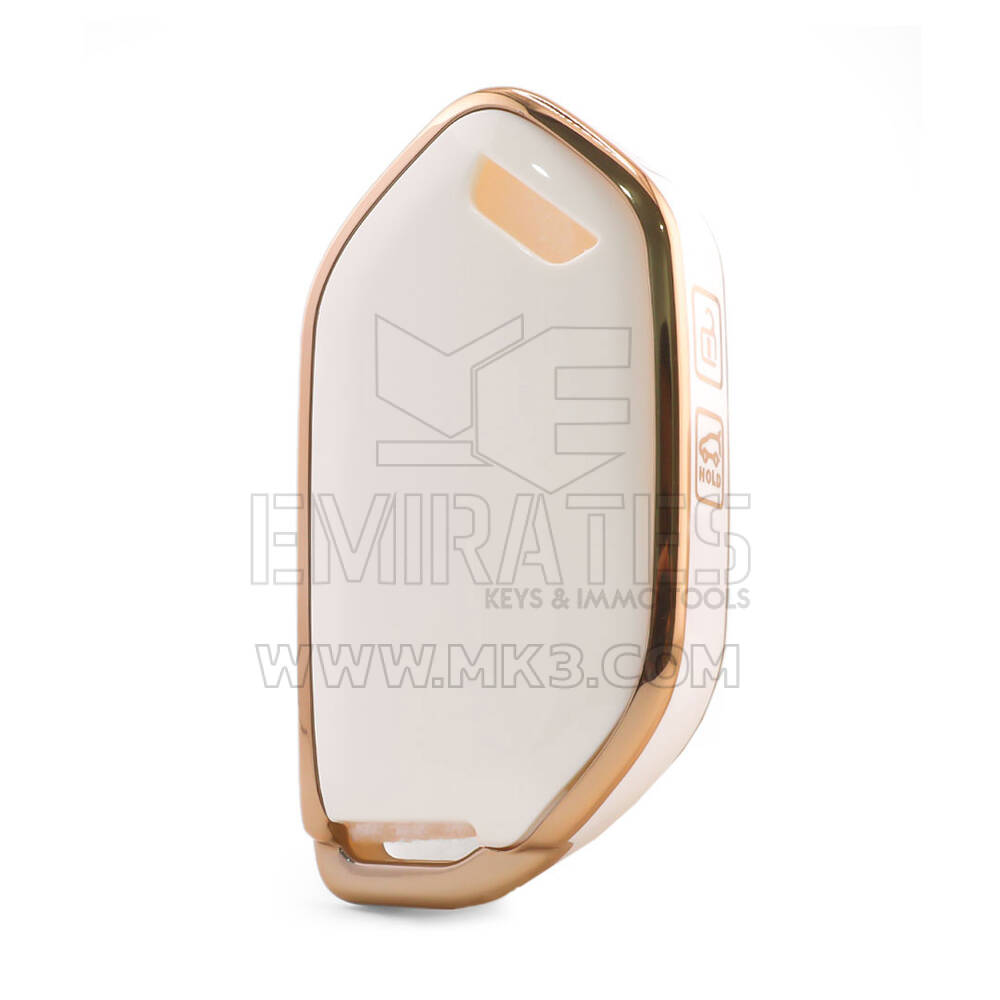 Coque Nano pour clé télécommande Kia 4 boutons blanche KIA-S11J4 | MK3