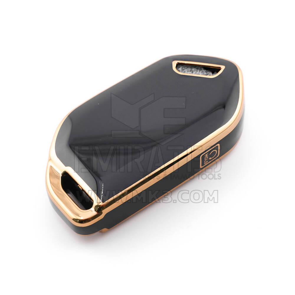 Nouvelle coque Nano de rechange de haute qualité pour clé télécommande Kia 5 boutons couleur noire KIA-S11J5 | Emirates Keys