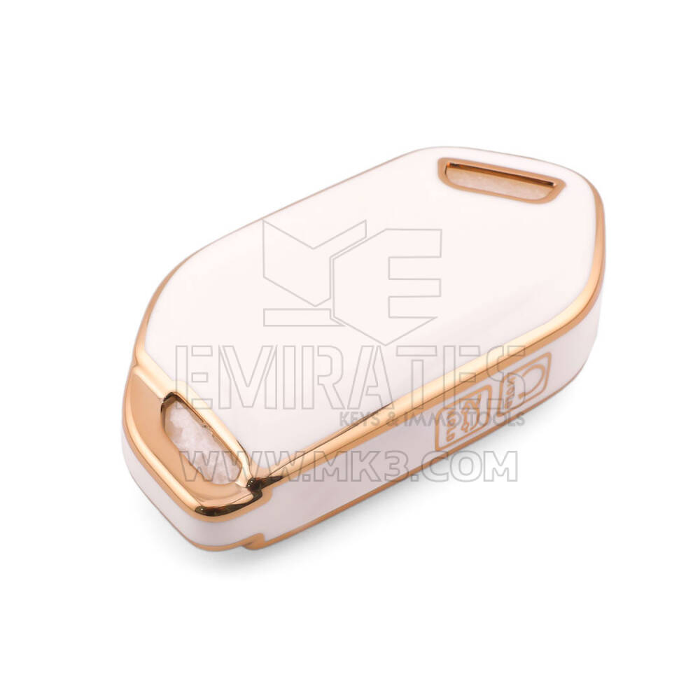 Nouvelle coque Nano de rechange de haute qualité pour clé télécommande Kia 6 boutons, couleur blanche KIA-S11J6 | Emirates Keys