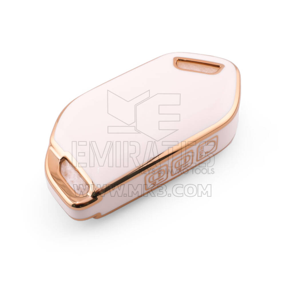 Nouvelle coque Nano de rechange de haute qualité pour clé télécommande Kia 7 boutons, couleur blanche KIA-S11J7A | Emirates Keys