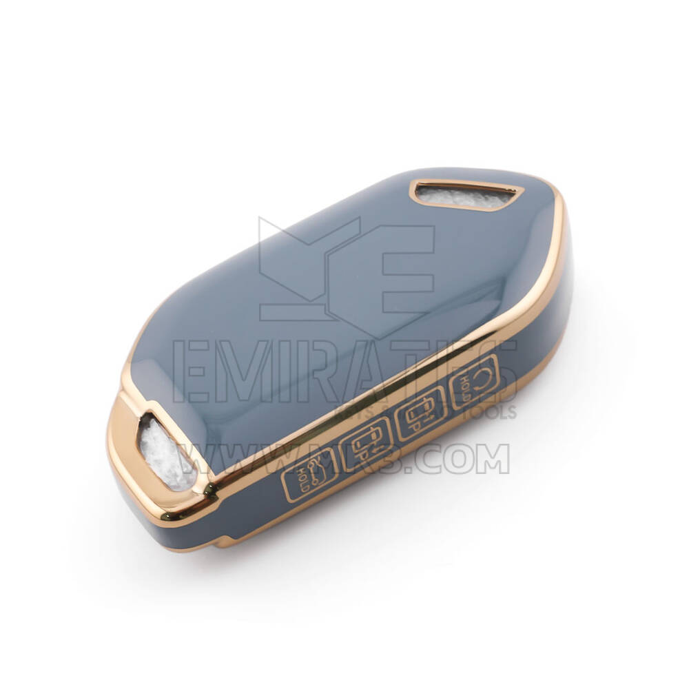 Nouvelle coque Nano de rechange de haute qualité pour clé télécommande Kia 8 boutons couleur grise KIA-S11J8 | Emirates Keys