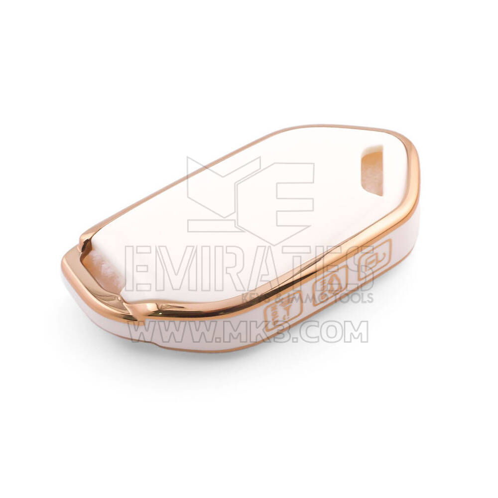 New Aftermarket Nano High Quality Cover For Kia Remote Key 9 Button White Color KIA-S11J9 | Emirates Keys