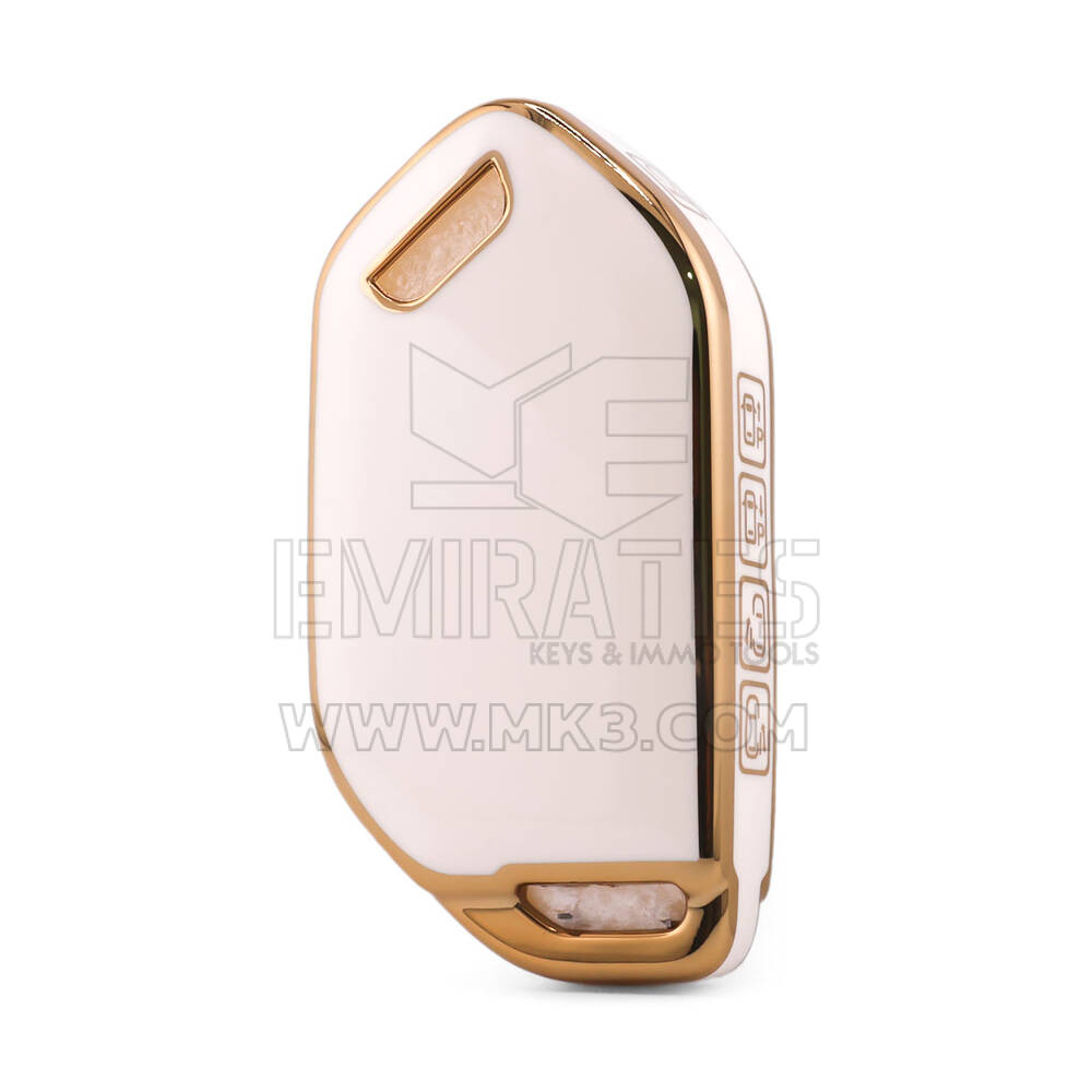 Housse Nano de haute qualité pour clé télécommande Kia 9 boutons couleur blanche KIA-S11J9