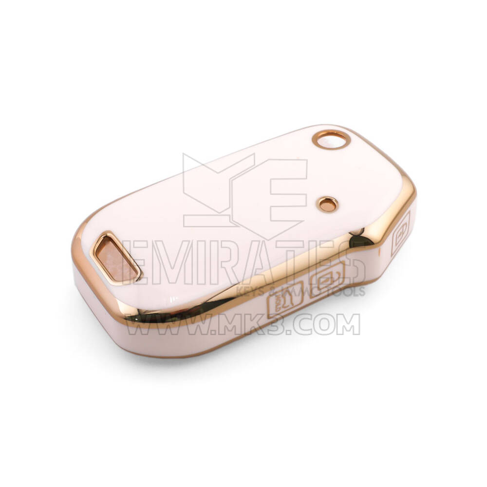 Nouvelle coque Nano de rechange de haute qualité pour clé télécommande Kia à 3 boutons, couleur blanche KIA-T11J3 | Emirates Keys