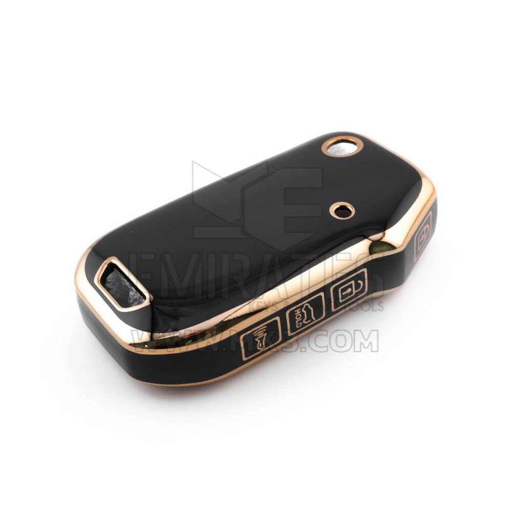 Nouvelle coque Nano de rechange de haute qualité pour clé télécommande Kia 4 boutons couleur noire KIA-T11J4 | Emirates Keys