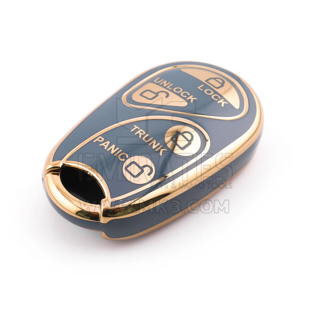 Nuova cover aftermarket nano di alta qualità per chiave telecomando Nissan a 4 pulsanti, colore grigio NS-E11J4 | Emirates Keys