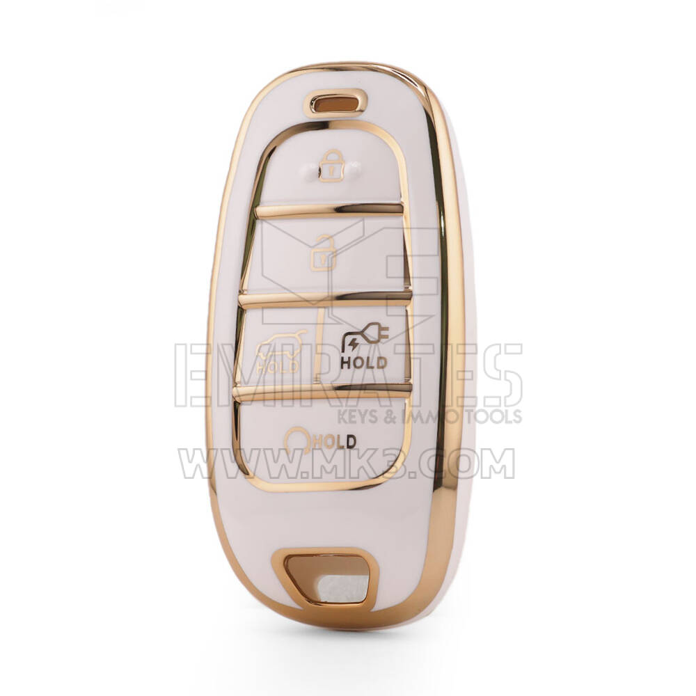 Cover di alta qualità nano per chiave telecomando Hyundai 5 pulsanti colore bianco HY-H11J5B