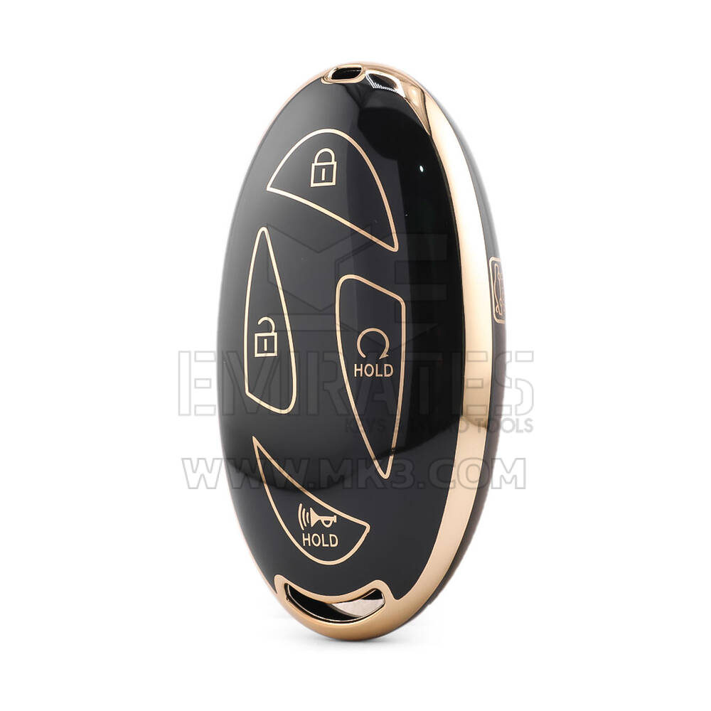 Cover di alta qualità nano per chiave telecomando Hyundai 5 pulsanti colore nero HY-L11J5A