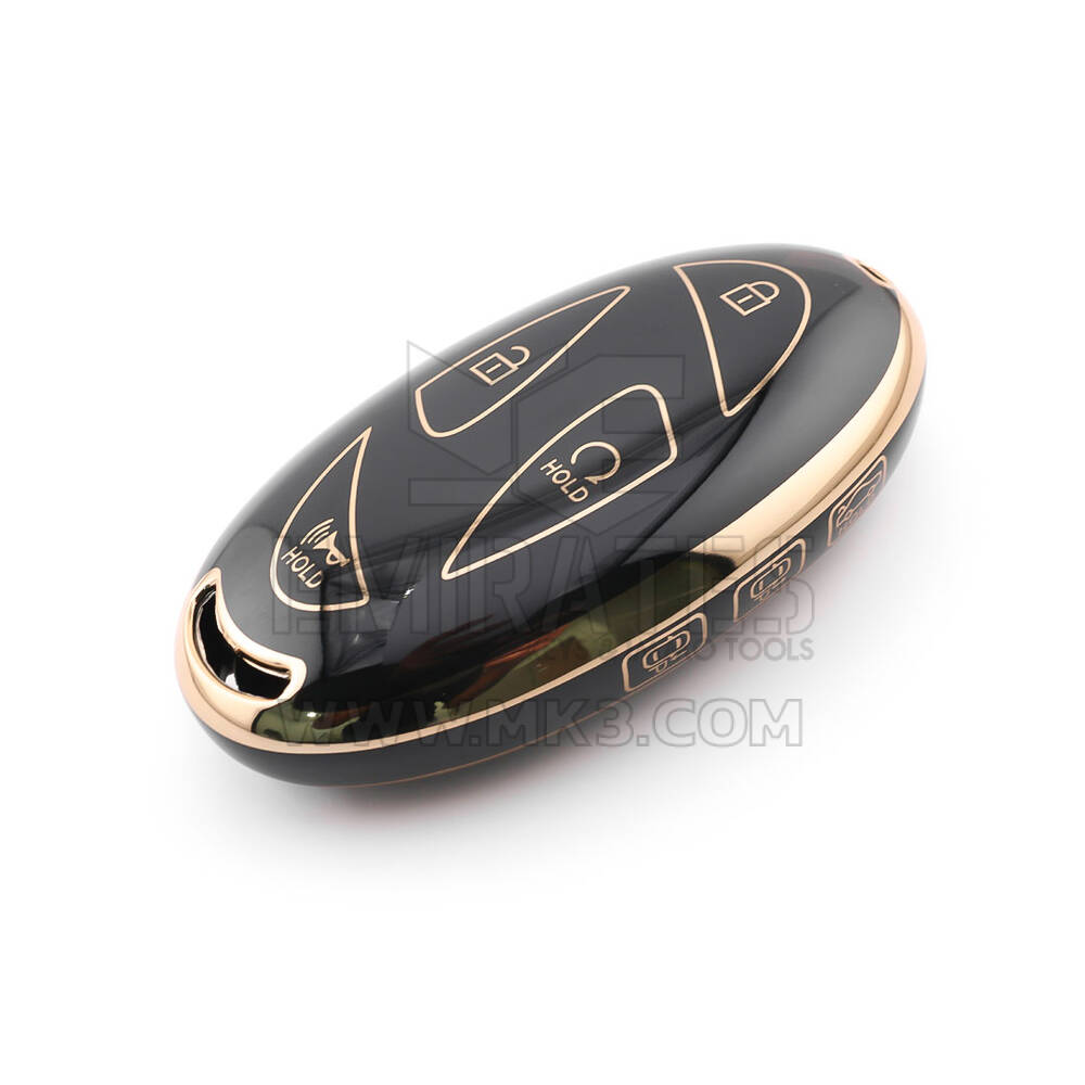 Nuova cover aftermarket nano di alta qualità per chiave telecomando Hyundai 7 pulsanti colore nero HY-L11J7A | Emirates Keys