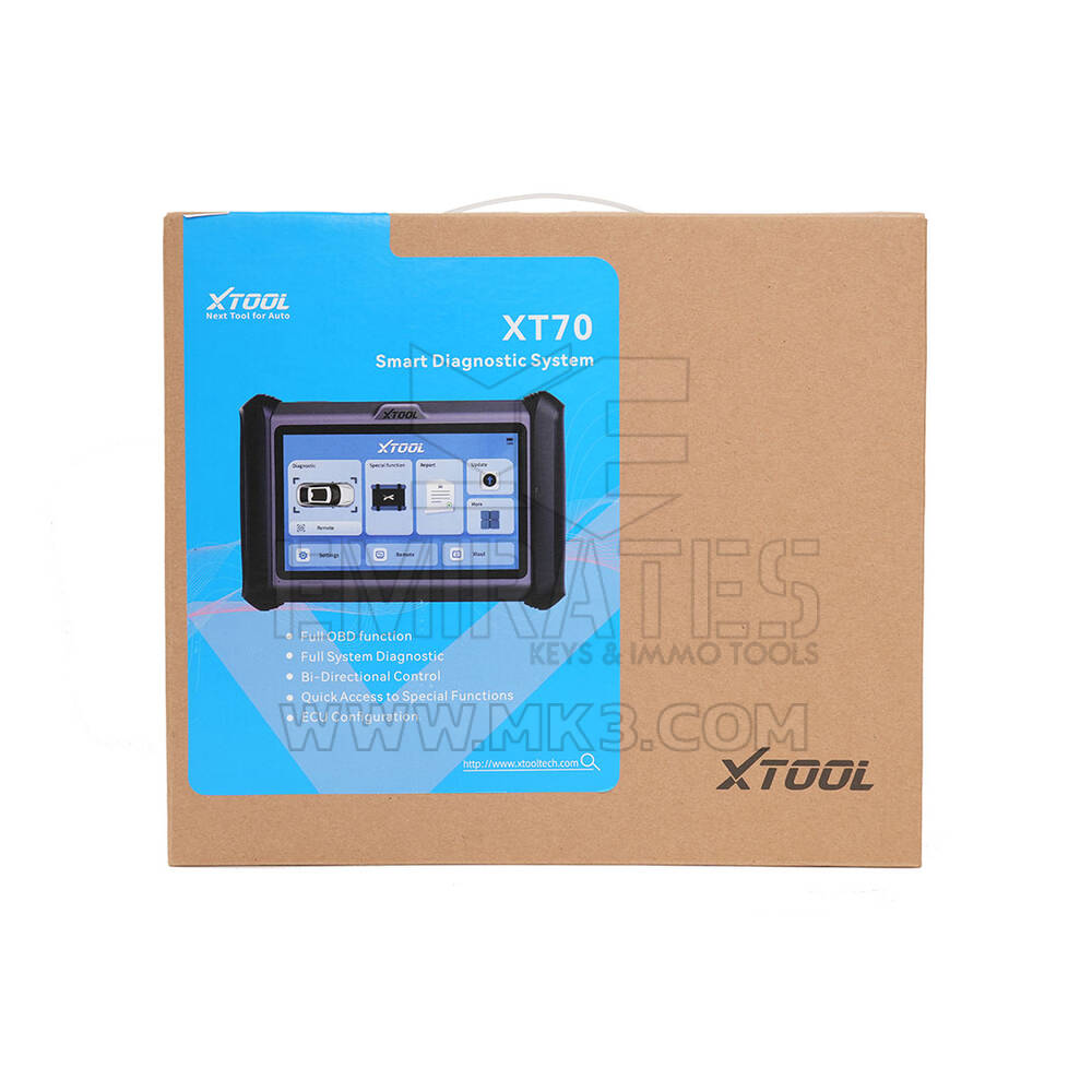 New Xtool XT70 is an automotive smart diagnostic system with a 7-inch LCD display and Android 10 OS, which is designed for mechanics, electricians, and car maintenance shops | Emirates Keys