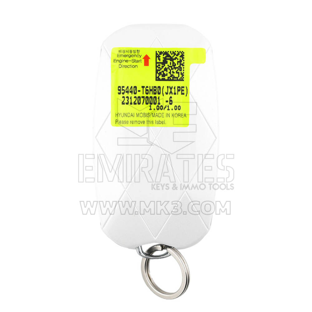 Nuova chiave telecomando intelligente originale/OEM Hyundai Genesis GV80 2024 4 pulsanti 433 MHz Numero parte OEM: 95440-T6HB0, 95440T6HB0 | Emirates Keys