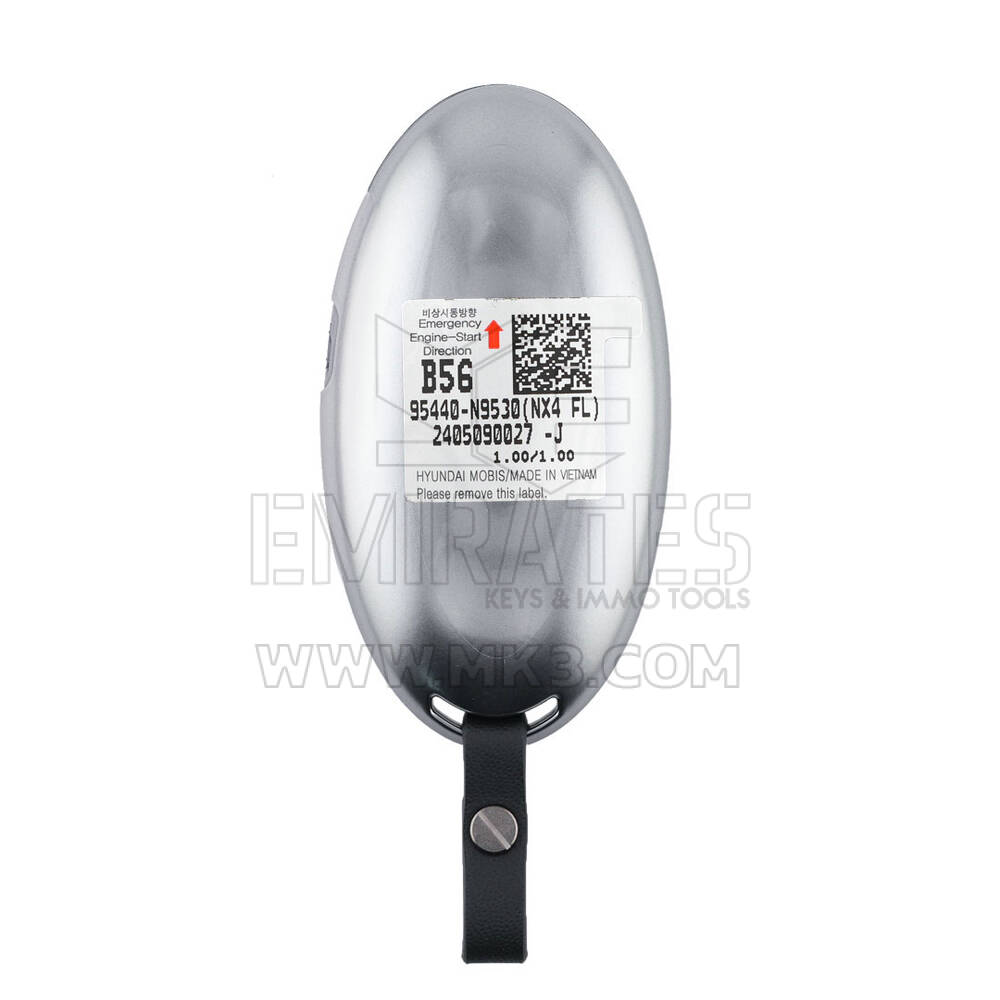 Nuova chiave telecomando intelligente originale/OEM Hyundai Tucson 2025 a 4 pulsanti 433 MHz. Codice OEM: 95440-N9530, 95440N9530 | Emirates Keys