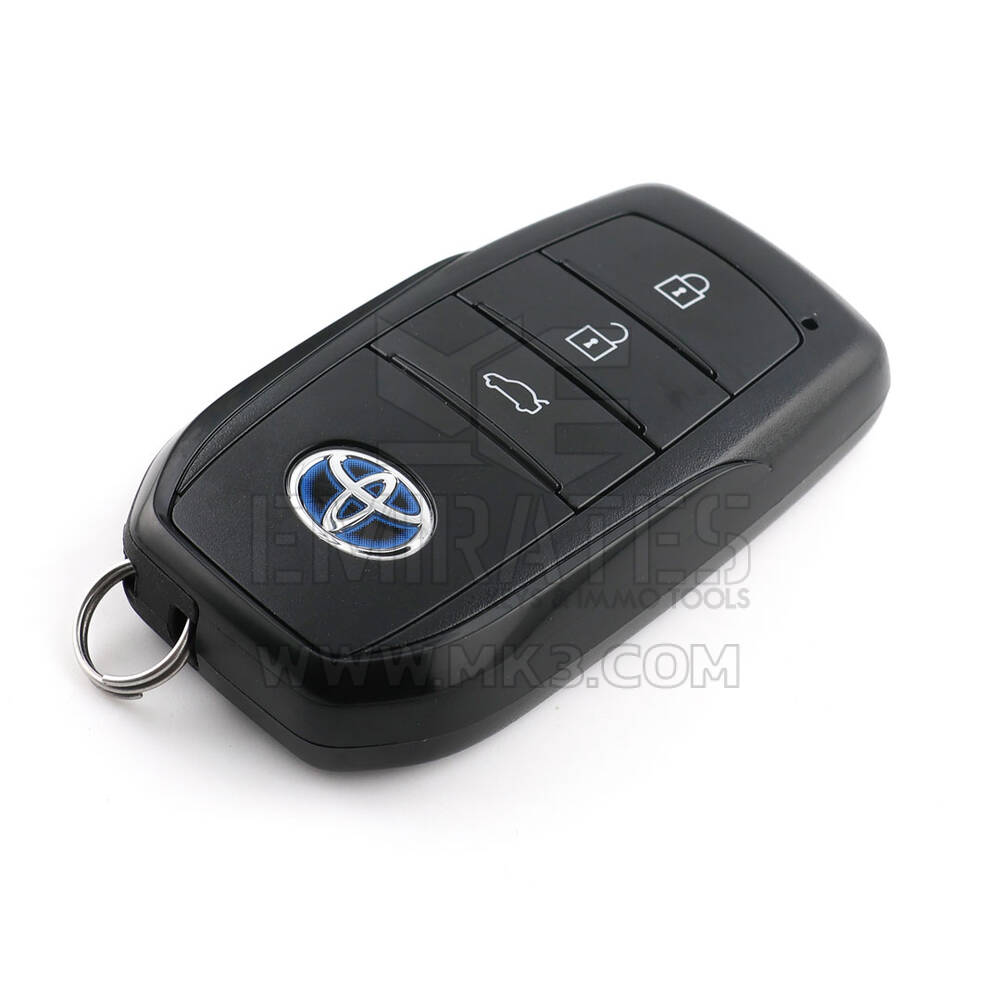 Chave remota inteligente original Toyota Corolla 2024, 3 botões, 433 MHz, como nova, sem caixa. Número da peça OEM: 8990H-02441 / 8990H-02420 | Emirates Keys