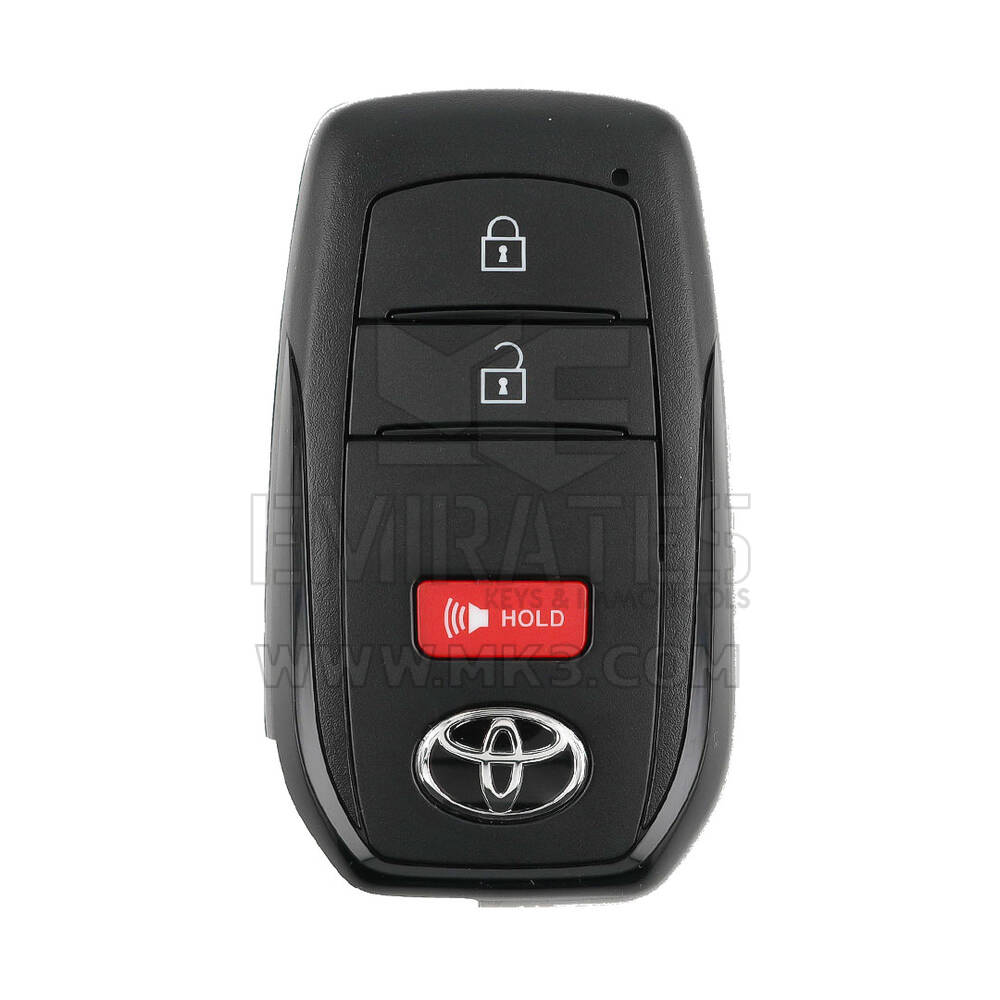 Toyota Sequoia Tacoma 2023 Chave Remota Inteligente Genuína 2+1 Botões 314,35/312,11 MHz 8990H-0C030 / 8990H-0C031 / 8990H-60750 / 8990H-60751 / 8990H-AK010 / 8990H-AK011