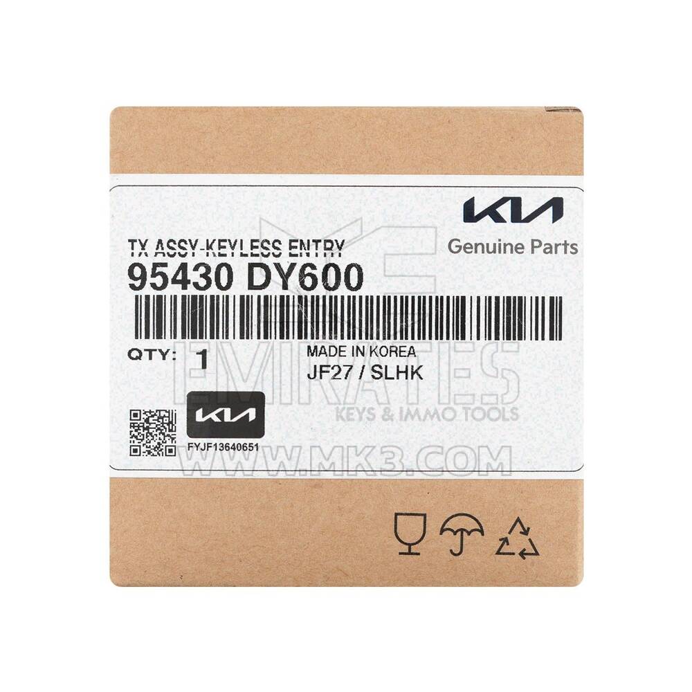 Kia Carens 2023 Genuine / OEM Flip Remote Key 3 Buttons 433MHz OEM Part Number: 95430-DY600, 95430DY600 | Emirates Keys