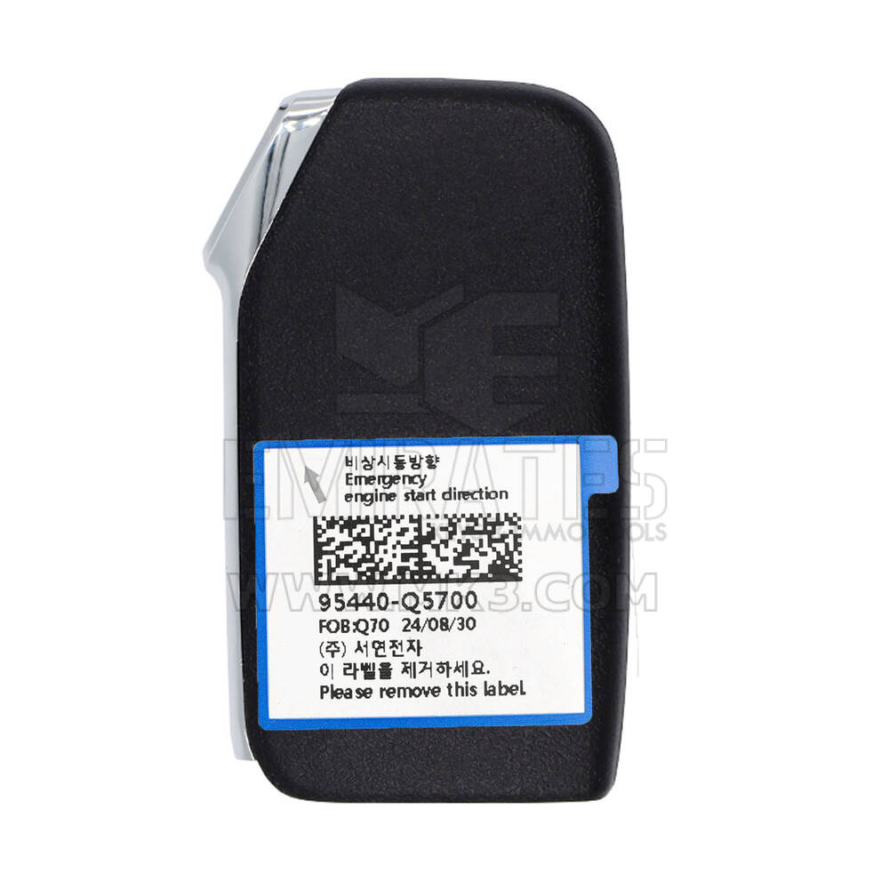 Nouvelle clé télécommande intelligente d'origine / OEM KIA Seltos 2023 4 + 1 boutons 433 MHz Numéro de pièce OEM : 95440-Q5700, 95440Q5700 | Emirates Keys