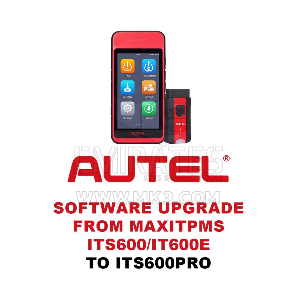 Autel - Software Upgrade from MaxiTPMS ITS600 / IT600E To ITS600PRO