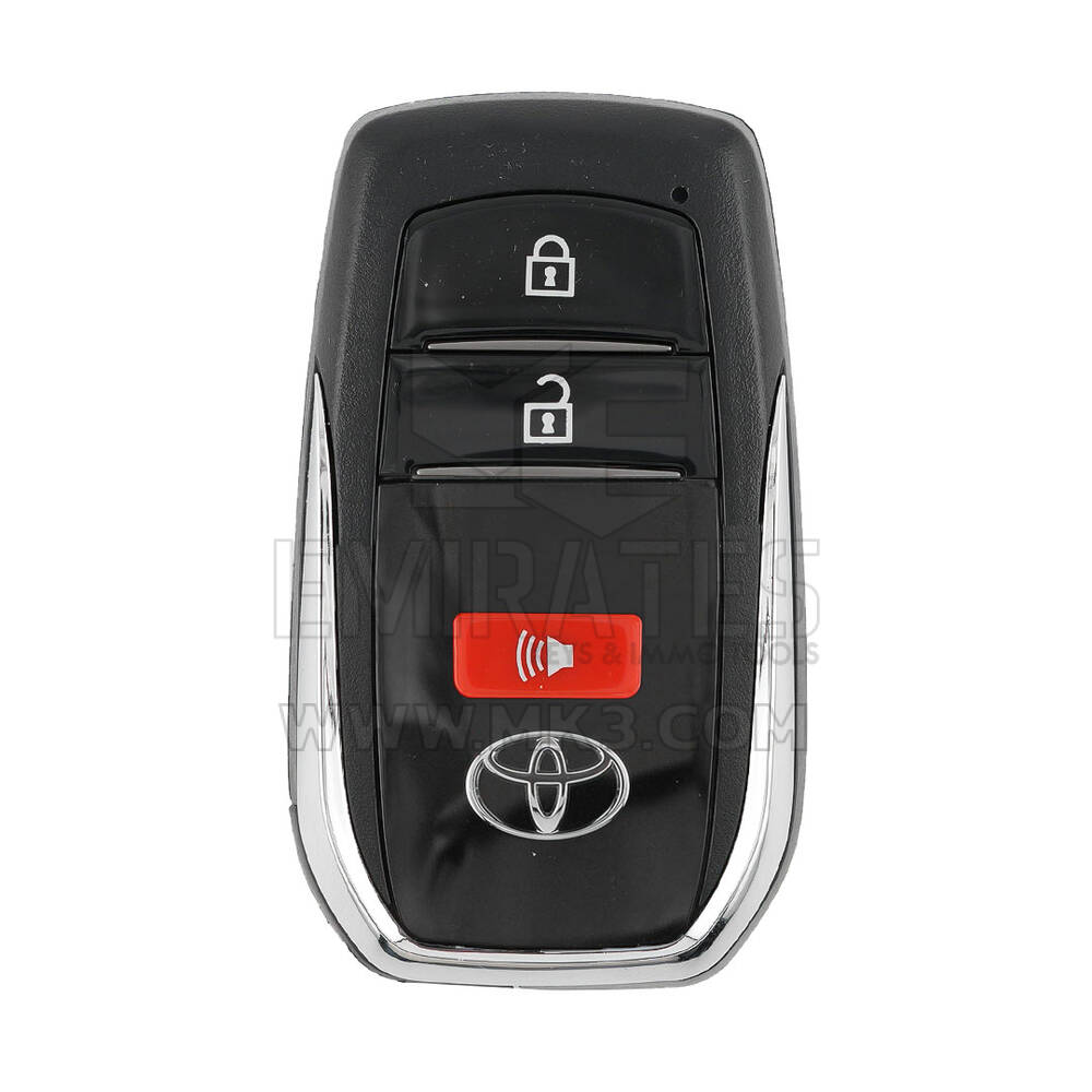 Toyota Corolla Cross Smart Remote Key Shell 2+1 Buttons Chrome Sides BA Type | MK3