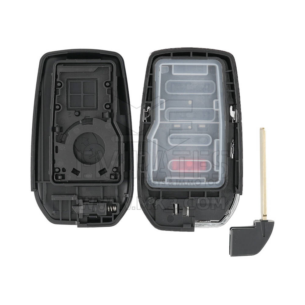 New Aftermarket Toyota Rav4 2023 Smart Remote Key Shell 4+1 Buttons Chrome Sides BA Type SUV Trunk Type High Quality Best Price | Emirates Keys