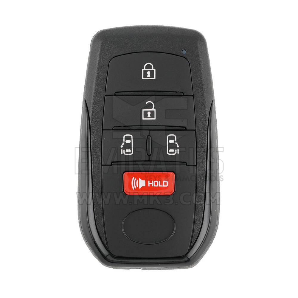 Toyota Sienna Smart Remote Key Shell 4+1 Buttons BA Type | MK3