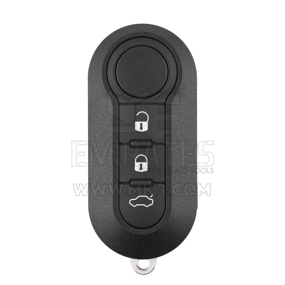 Fiat Flip Remote Key 3 Buttons 433Mhz 4A Transponder