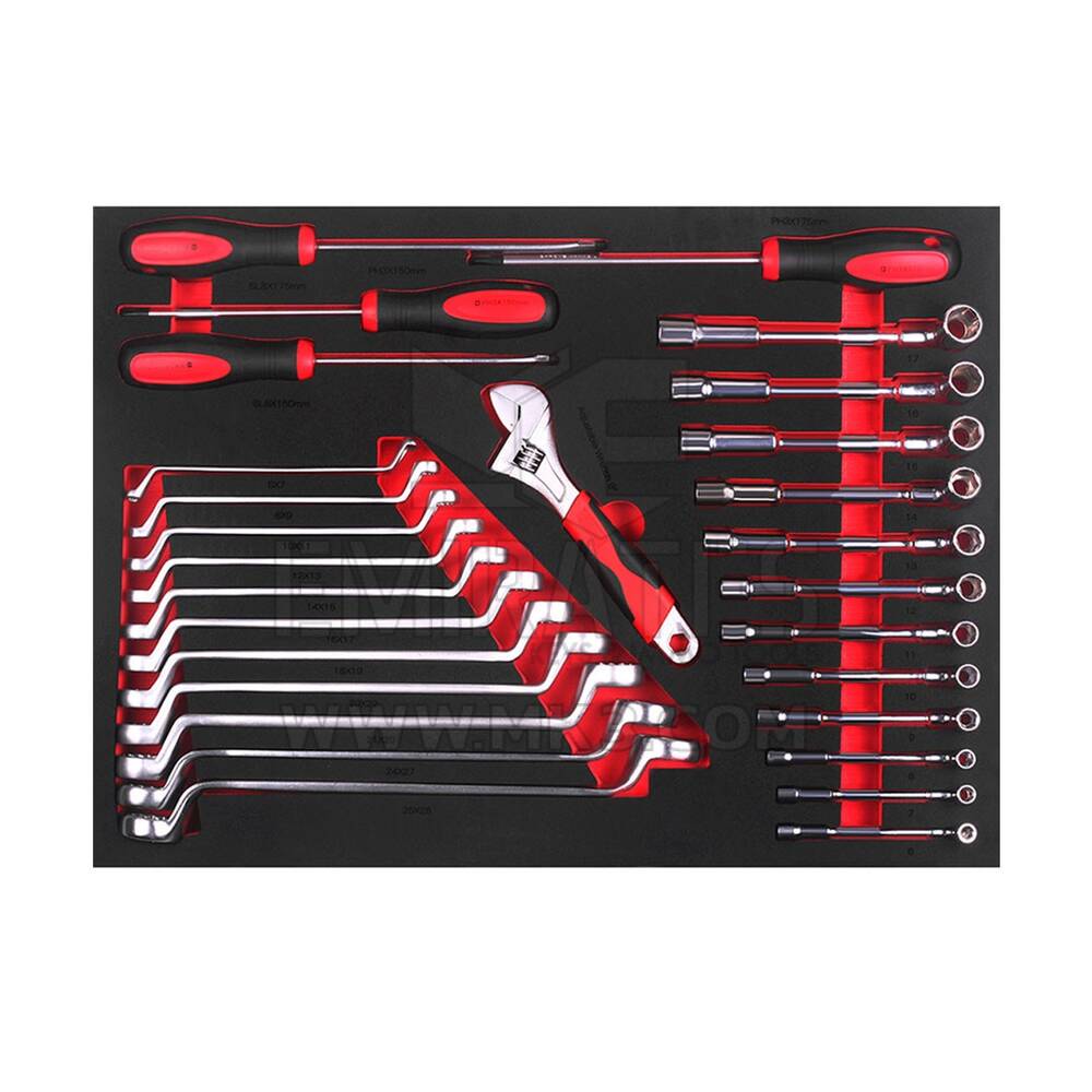 New GATmatic GTT381 ABS Tray Worktop Tool Cabinet With 381 Pcs Is Featured Long-last Durability. Each Drawer Features Full Extension Drawer Slides | Emirates Keys