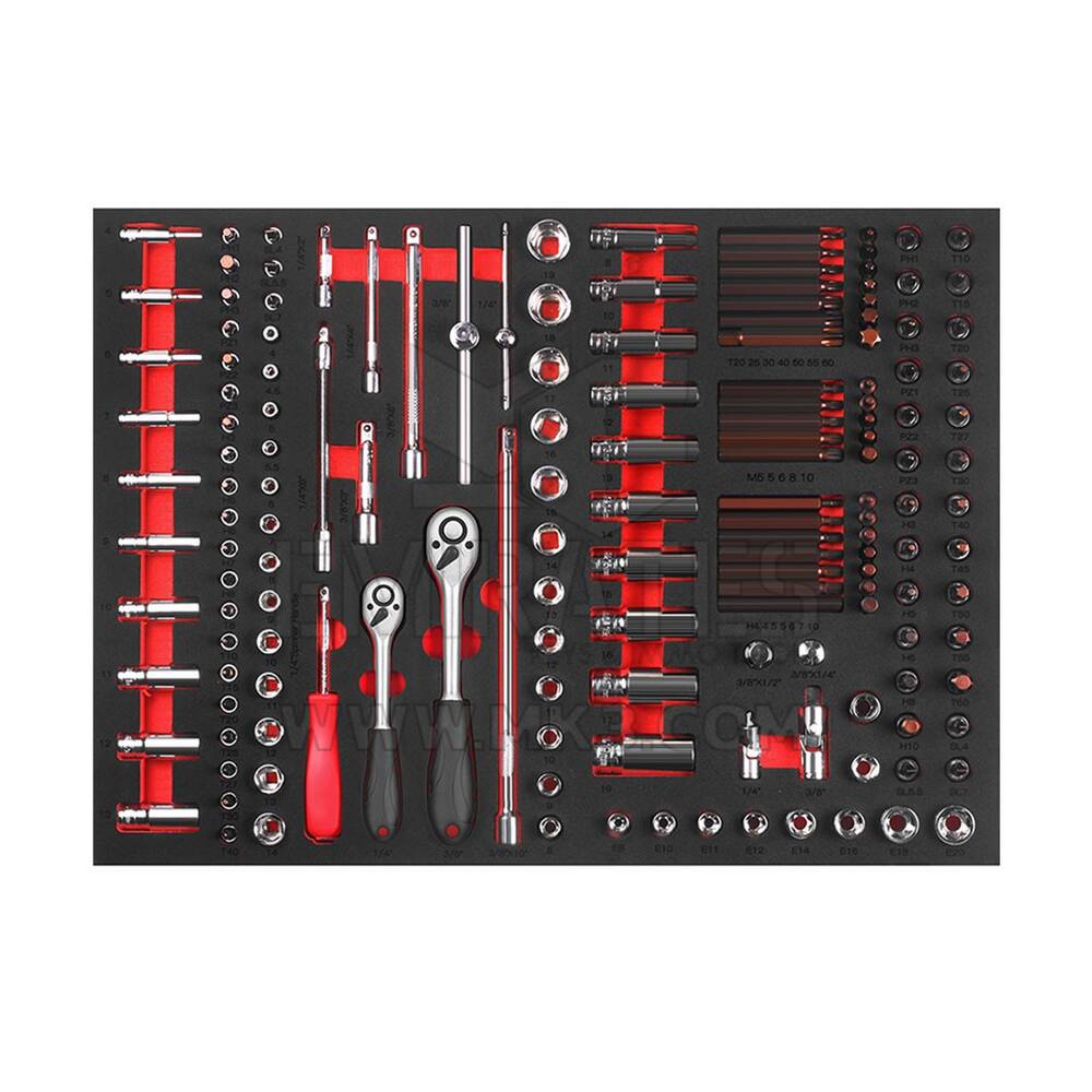 New GATmatic GTT381 ABS Tray Worktop Tool Cabinet With 381 Pcs Is Featured Long-last Durability. Each Drawer Features Full Extension Drawer Slides | Emirates Keys