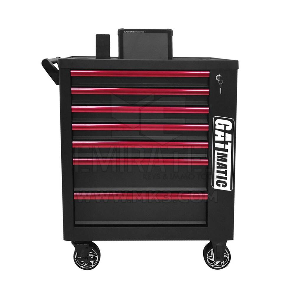 New GATmatic GTT381 ABS Tray Worktop Tool Cabinet With 381 Pcs Is Featured Long-last Durability. Each Drawer Features Full Extension Drawer Slides | Emirates Keys