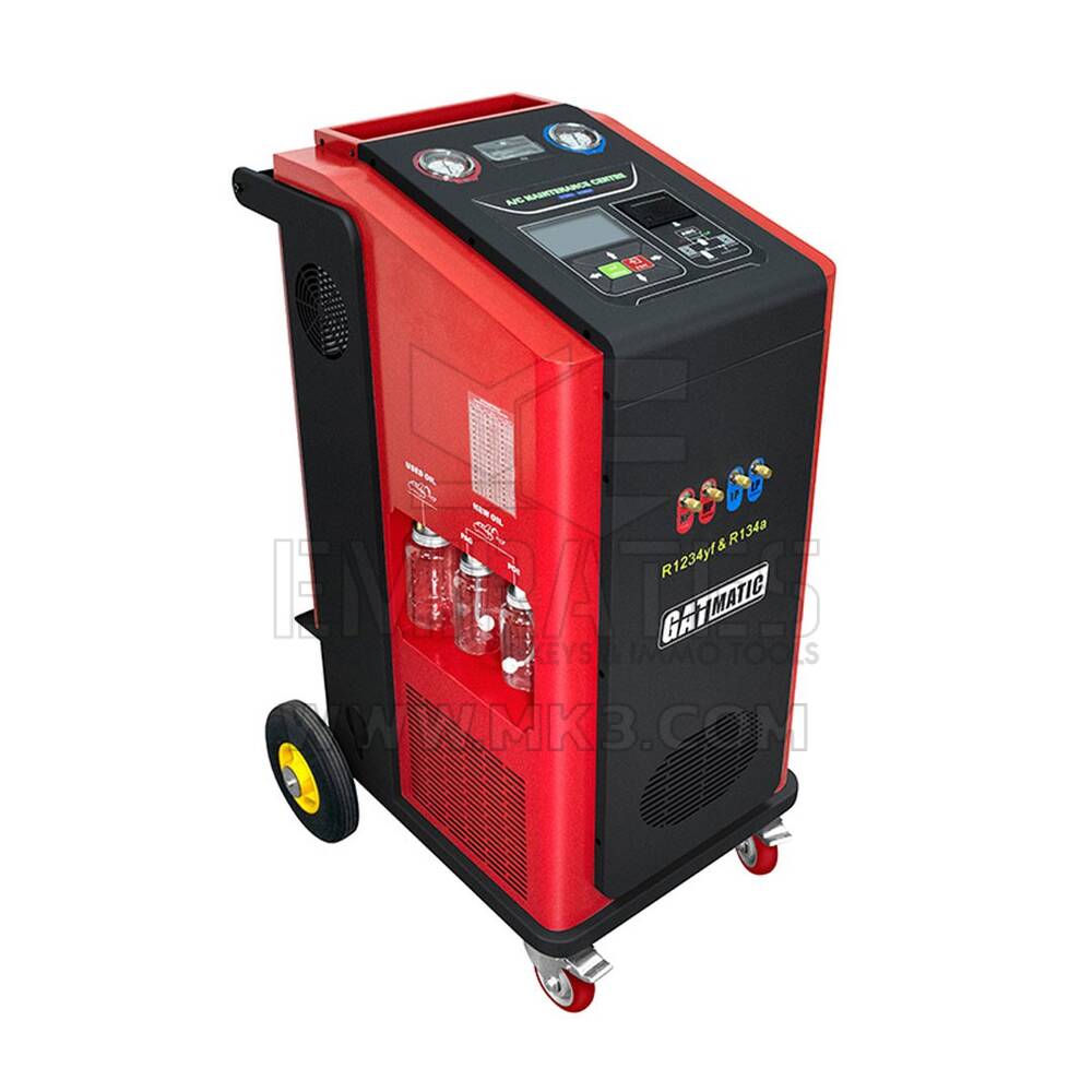 GATmatic GM-830A Fully Automatic Dual AC Service Machine For R134A And R1234YF Dual AC Systems With Integrated Charging Amount Database | Emirates Keys
