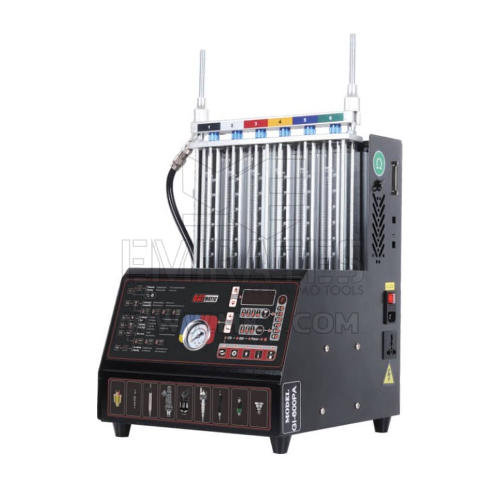 Limpiador de inyectores de gasolina GATmatic GI600PA compatible con EFI, GDI y piezoeléctricos de 6 cilindros