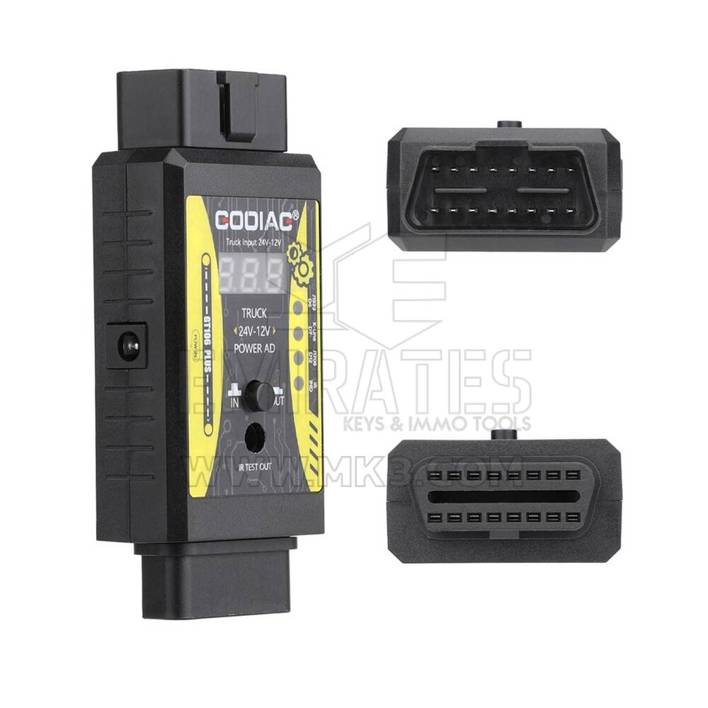 New GODIAG GT106 PLUS 24V to 12V Heavy Duty Truck Adapter with Fuel Injector Cleaning & Testing and Relay Testing Function | Emirates Keys