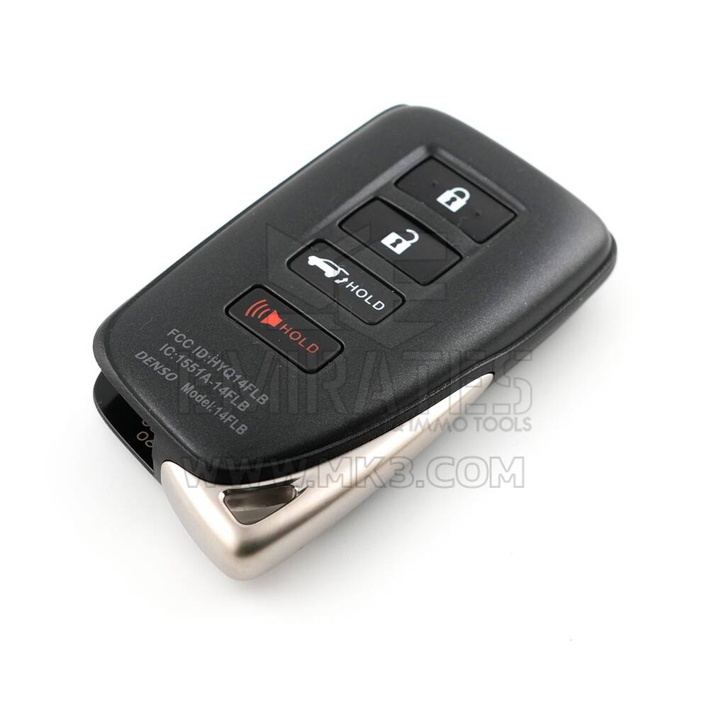 Nouvelle clé télécommande intelligente d'origine / OEM Lexus RX 2022 3 + 1 boutons 314,35 / 312,11 MHz Numéro de pièce OEM: 8990H-0E300, 8990H0E300 - ID FCC: HYQ14FLB | Clés Emirates