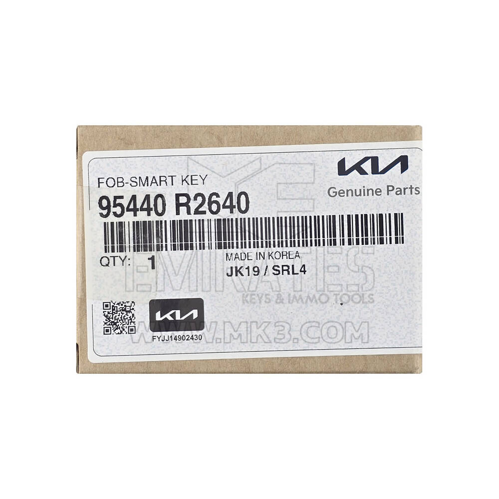 New KIA Sportage 2024 Genuine / OEM Smart Remote Key 3 Buttons 433MHz OEM Part Number: 95440-R2640, 95440R2640  | Emirates Keys