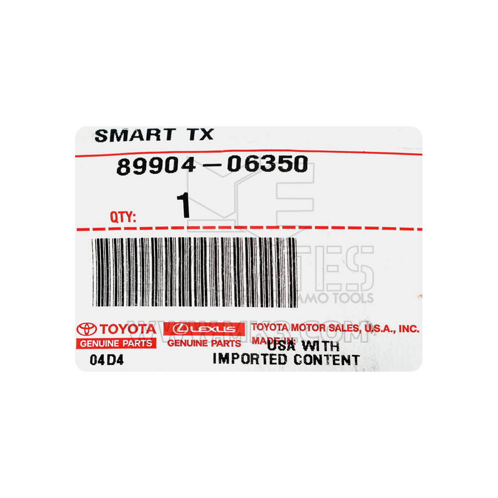 New Toyota Camry 2018-2024 Genuine / OEM Smart Remote Key 3+1 Buttons 314.35/312.11MHz OEM Part Number: 89904-06350, 8990406350 - FCC ID: HYQ14FLA | Emirates Keys