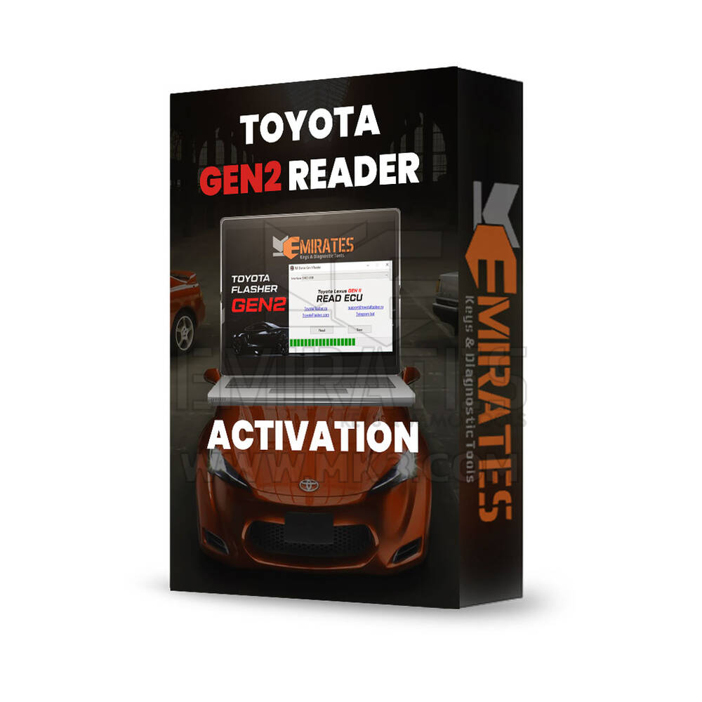 Toyota Lexus Gen 2 Reader Activation