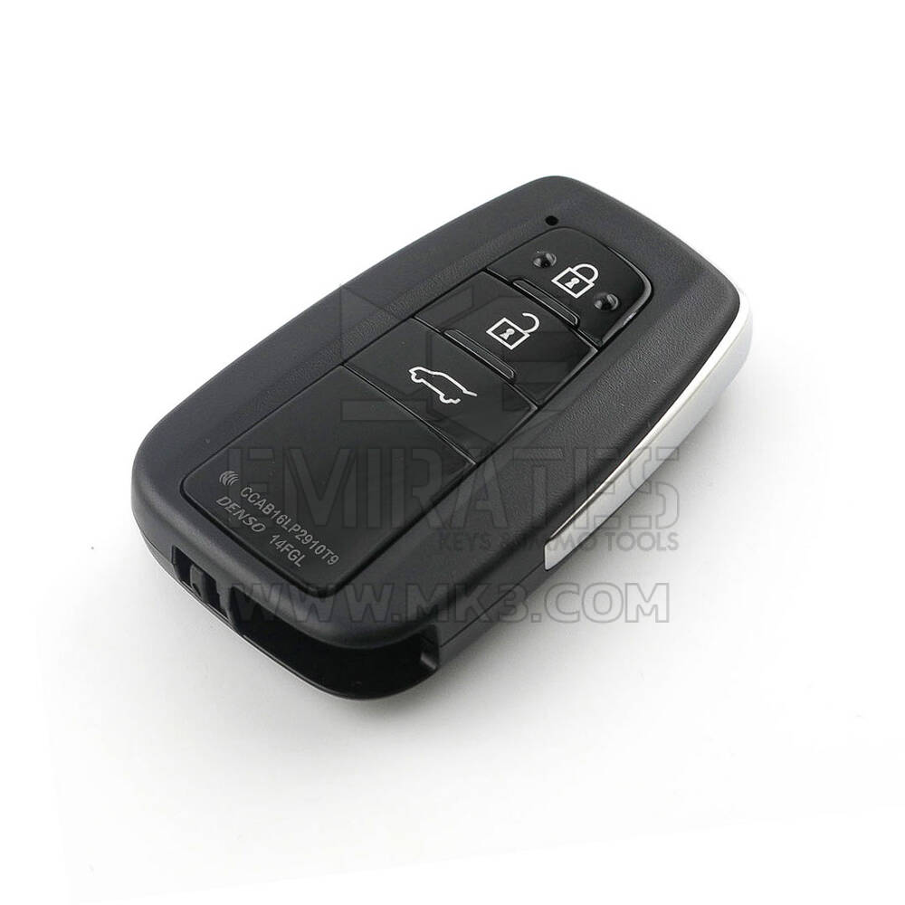 Novo Toyota Land Cruiser Prado 2018 Genuíno / OEM Smart Remote Key 3 Botões 315.11/314.35MHz Número de peça OEM: 89904-60L40, 8990460L40 - FCC ID: HYQ14FGL | Chaves Emirates