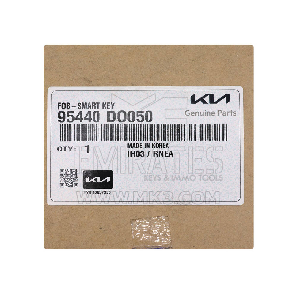 New Kia EV9 2024 Genuine / OEM Smart Remote Key 5 Buttons 433MHz OEM Part Number: 95440-DO050 | Emirates Keys