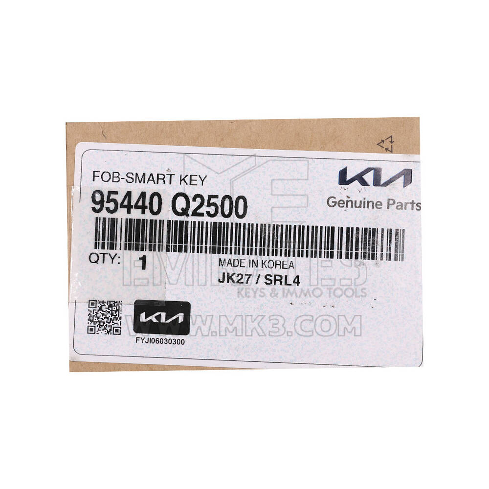 New Kia Sportage 2024 Genuine / OEM Smart Remote Key 3 Buttons 433MHz OEM Part Number: 95440-Q2500, 95440Q2500 | Emirates Keys