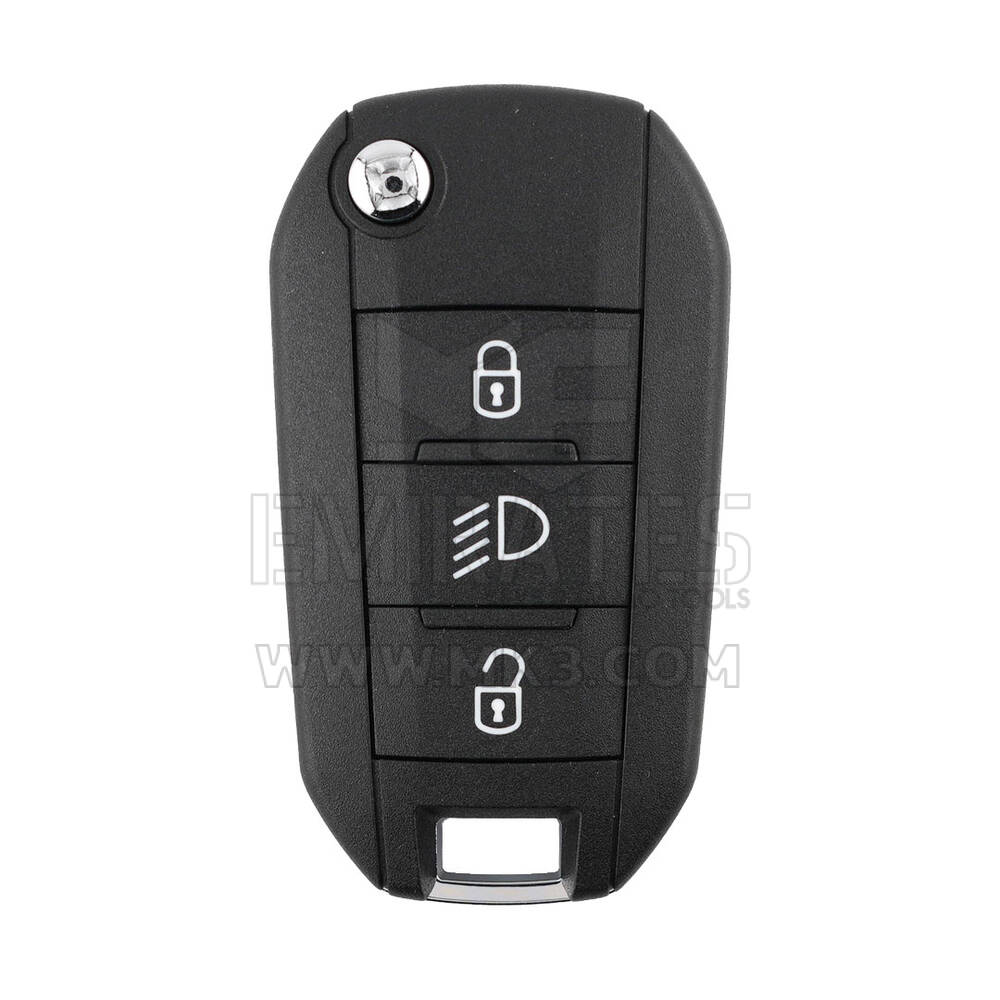 Peugeot Flip Remote Key Shell 3 Buttons HU83 Blade for Xhorse XEPG00EN PCB