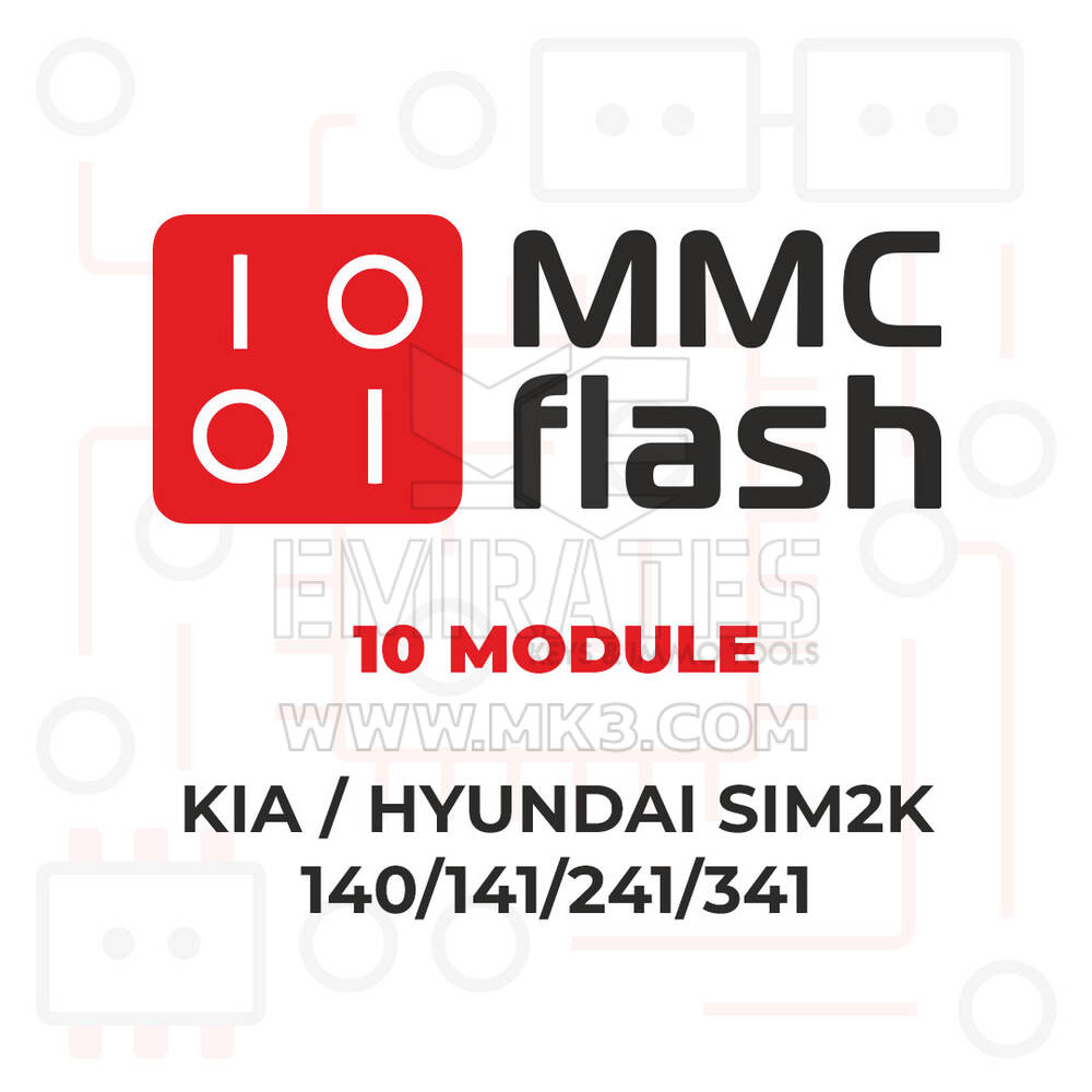 MMCFlash - 10 Модуль, Kia / Hyundai SIM2K 140/141/241/341