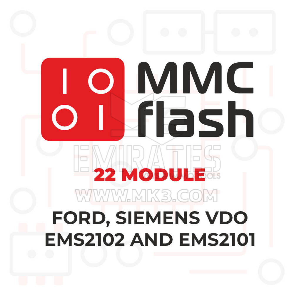 MMCFlash - Módulo 22, Ford, Siemens VDO EMS2102 y EMS2101