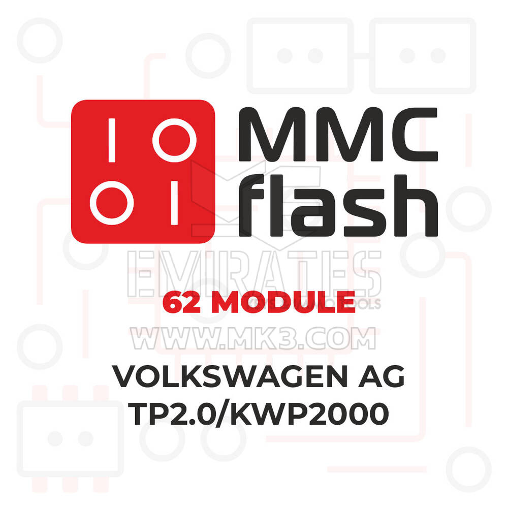 MMCFlash - Module 62, Volkswagen AG TP2.0/KWP2000